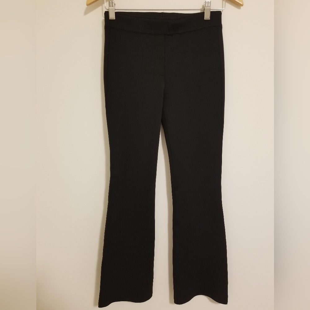 Helmut Lang Women's Size S Black Scuba Bootcut Pants